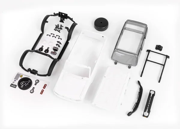 Traxxas 9711 White (Requires Painting) Ford Bronco Body for TRX-4M with Clipless Mounting