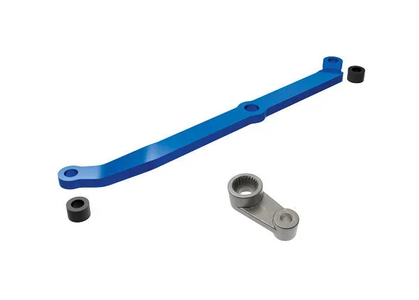 Traxxas 9748 Blue Aluminum Steering Link for TRX-4M
