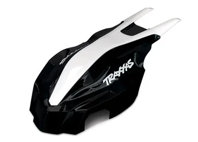 Traxxas Front Canopy Black/White – Aton Quad, 7913
