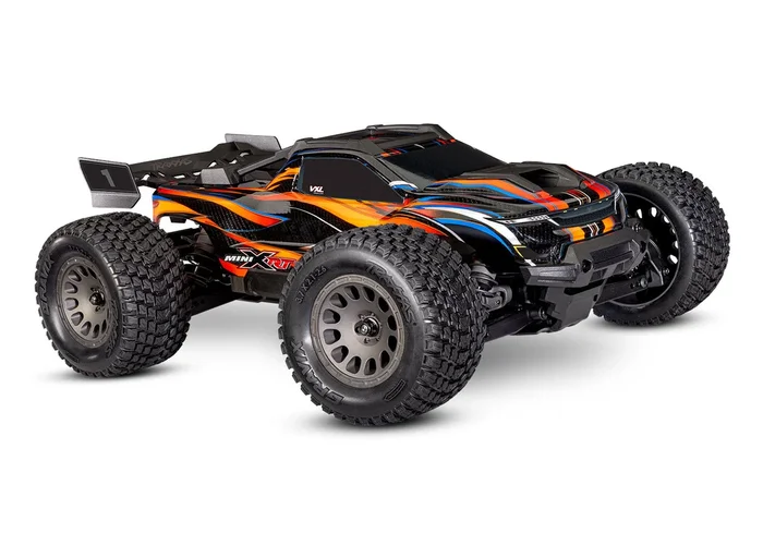 Traxxas TRA108076-1-RED Mini XRT VXL 30+ MPH RTR Monster Truck RED Battery and Charger included