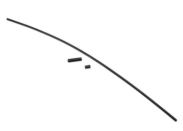 Traxxas TRA1726A Black Antenna tube (1) vinyl antenna cap (1) wire ret