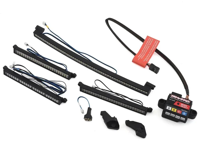 Traxxas TRA8485 UDR Pro Scale LED light set complete – includes front and rear light bar, dual front, amplified controller Unlimited Desert Racer