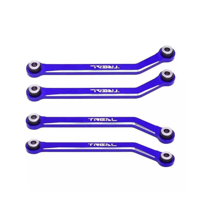 Treal High Clearance Links – Alu 7075 Chassis Lower Linkages For 1/24 FMS FCX24 (Blue)
