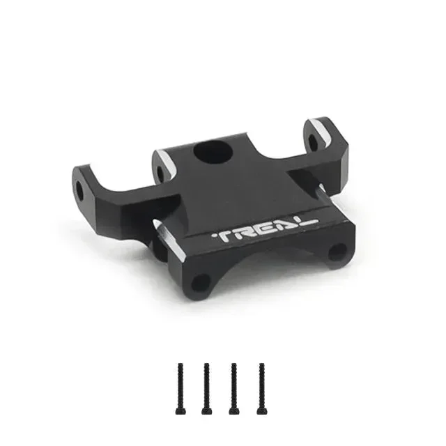 TREAL SCX24 Rear Upper Links Mount Alu#7075 for Axial SCX24 Deadbolt C10 Gladiator Bronco – BLACK