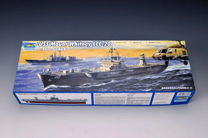 Trumpeter Scale Models 5718 1/700 USS Mount Whitney LCC-20 2004 Model Ship Kit