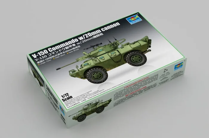 Trumpeter Scale Models 7441 1/72 V-150 Commando with 20mm Cannon Model Kit