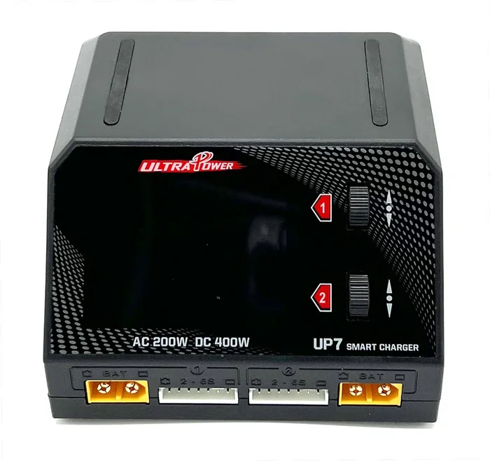 Ultra Power UP7 200W/400W Dual Port Multi Chemistry AC/DC RC Charger