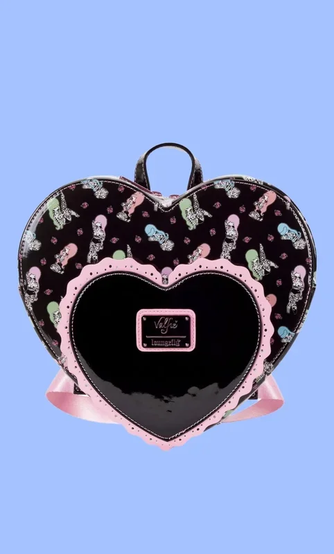 Valfre Double Heart Loungefly Mini Backpack