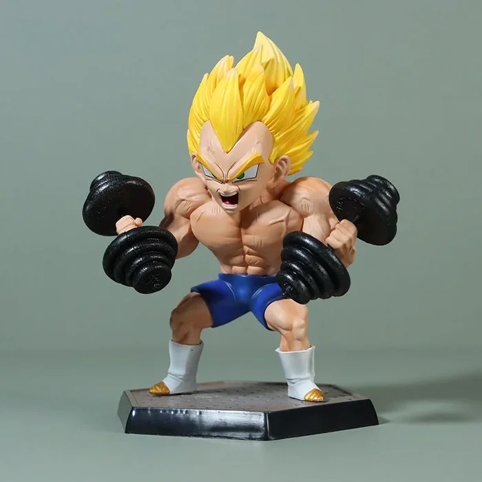 Vegeta Super Saiyan Figure – Dragon Ball Z ، 17 سم ، رفع الأثقال