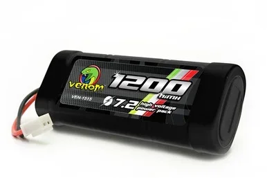 Venom GPV-1 Motorcycle 7.2V 1200mAh 2/3A NiMh Battery, 1515