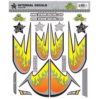 Venom Internal Graphics – Hot Rod – Orange/Yellow