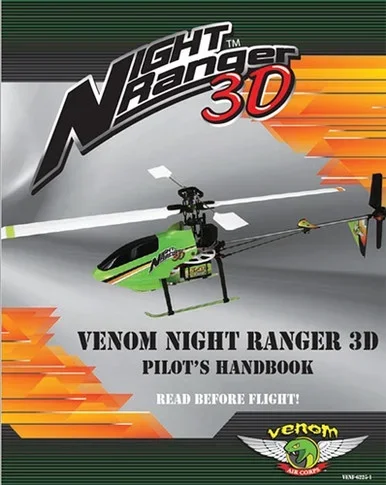 Venom Night Ranger 3D Helicopter User Manual Download