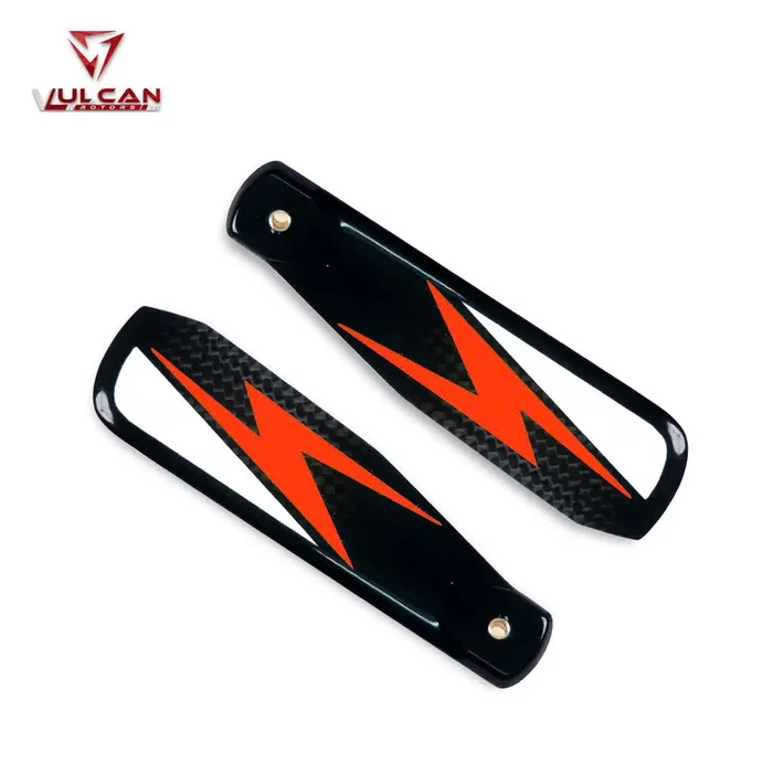 VULCAN ROTORS Precision Tail Rotor Blades 110mm (ORANGE)