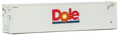 Walthers 40′ Hi-Cube Smooth-Side Reefer Container – Dole – HO Scale