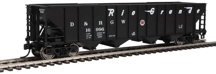 Walthers 910-1994 HO Scale 4 Bay 100 Ton Hopper Rio Grande D&RGW 16996