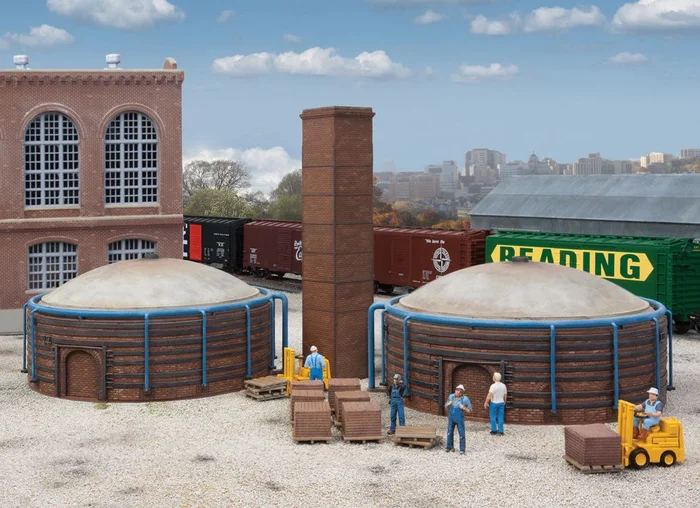 Walthers Cornerstone 933-4100 HO Scale Brick Kilns Structure Kit