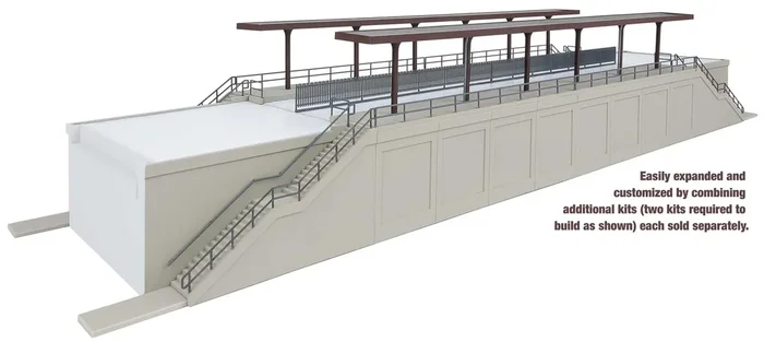 Walthers Cornerstone 933-4563 HO Scale Elevated Commuter Station Kit