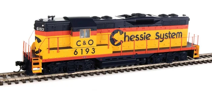 Walthers Mainline 910-10481 HO Scale EMD GP9 High Hood Chessie/C&O 6193