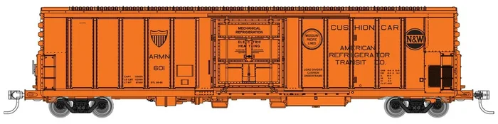 Walthers Mainline 910-3970 HO Scale 57′ Mechanical Reefer American Refrigerator Transit ARMN 601