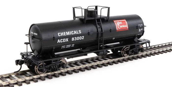 Walthers Mainline 910-48001 HO Scale 36′ Chemical Tank Car Allied ACDX 83002