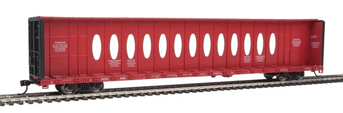 Walthers Mainline 910-4869 HO Scale 72′ Centerbeam Flatcar Cascade Warehouse WCRC 9013