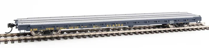 Walthers Mainline 910-5357 60′ Pullman Flatcar Alaska ARR 17010