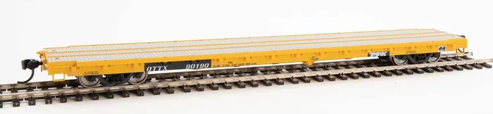 Walthers Mainline 910-5474 60′ Pullman Flatcar “Farm Machinery” TTX OTTX 90190