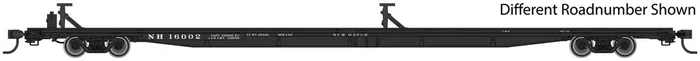 Walthers Mainline 910-5484 HO Scale G85 85′ Flatcar New Haven NH 16017