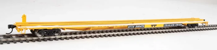 Walthers Mainline 910-5520 HO Scale G85 85′ Flatcar Trailer Train GTTX 300479