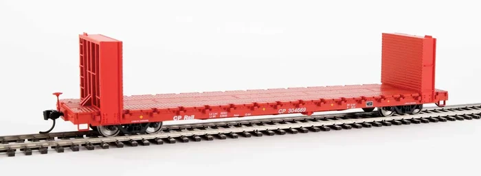 Walthers Mainline 910-5808 60′ Pullman Bulkhead Flatcar Canadian Pacific CP 304669