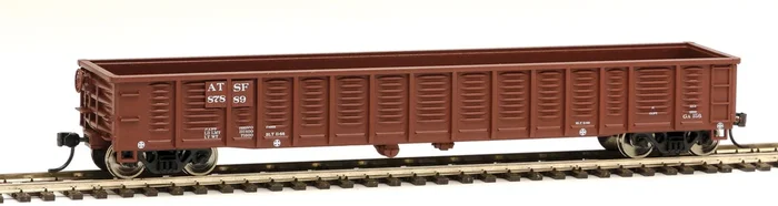 Walthers Mainline 910-6051 HO Scale 53′ Corrugated Gondola Santa Fe ATSF 87889 – NOS