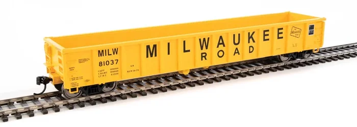 Walthers MainLine 910-6310 53′ Gondola Milwaukee Road MILW 81037
