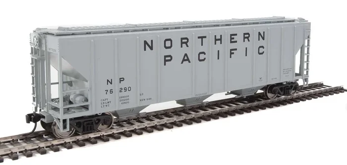 Walthers Mainline 910-7474 HO Scale 50′ PS-2 CD 4427 Covered Hopper Northern Pacific NP 76290