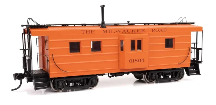 Walthers Proto 920-103652 HO Scale Rib Sided Caboose Milwaukee Road MILW 01870