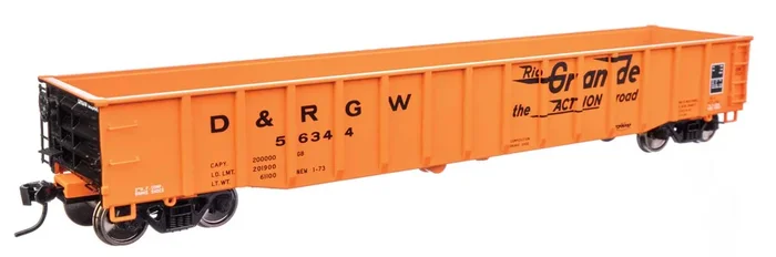 Walthers Proto 920-105510 HO Scale 53′ Thrall Gondola Rio Grande DRGW 56353
