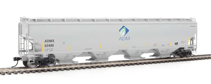 Walthers Proto 920-105842 HO Scale 67′ Trinity 6351 4 Bay Hopper ADMX 63480