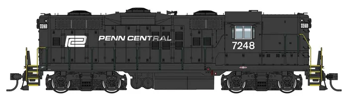 Walthers Proto 920-49731 HO Scale EMD GP9 Penn Central PC 7252 – DC