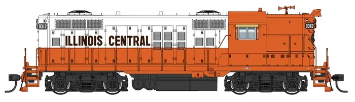 Walthers Proto 920-49806 HO Scale EMD GP9 Illinois Central IC 9373 w/ DC