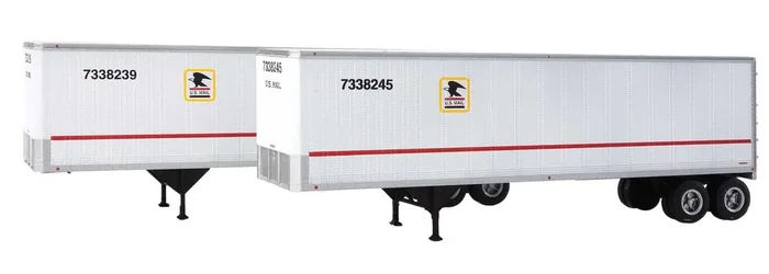 Walthers SceneMaster 949-2517 HO Scale 40′ Trailmobile Trailer US Postal Service