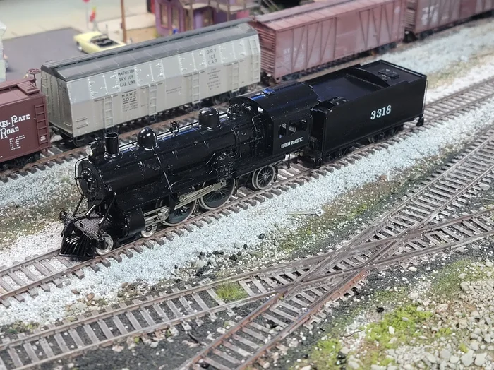 Westside HO Scale Union Pacific 4-4-2 Atlantic Steam Locomotive – Painted Brass