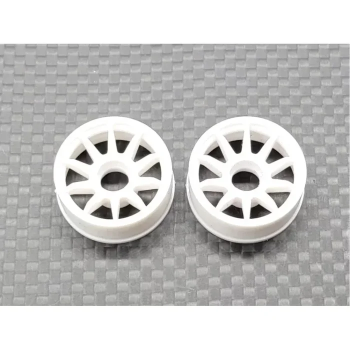 WHC007-1 GL Racing White RWD Rims (N-1)