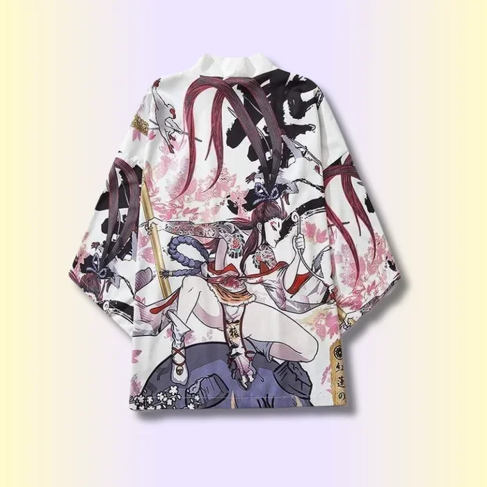 White Japanese Kimono