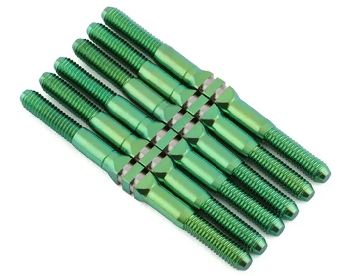 Whitz Racing TLR 22X – HyperMax 3.5mm Titanium Turnbuckle Kit, Green TLR22X-HM3