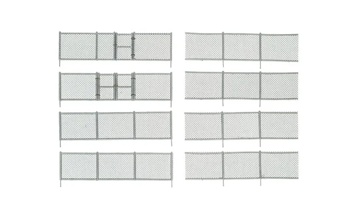 Woodland A2983 HO Scale Chain Link Fence Kit