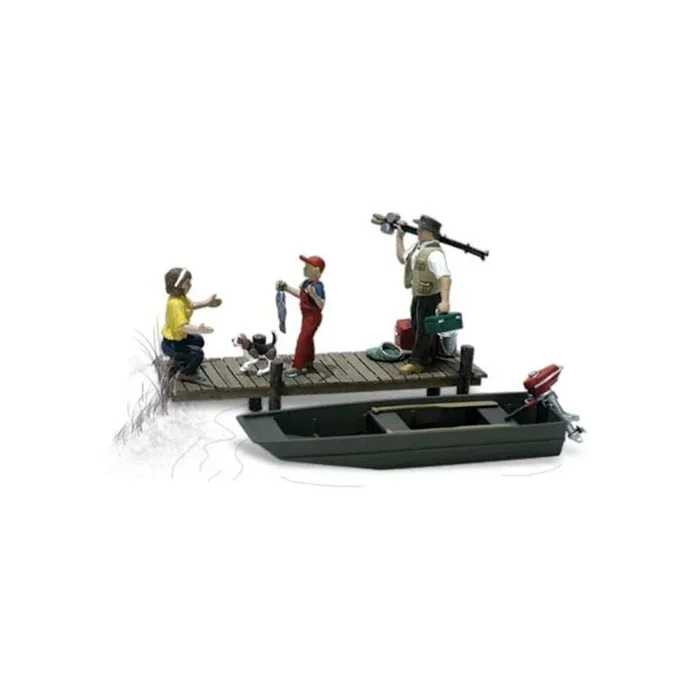 Woodland Scenics A1923 Ho Family Fishing
