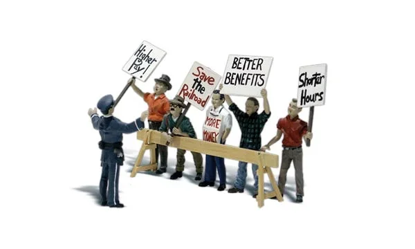 Woodland Scenics A2197 N Scale Figures – Picket Line