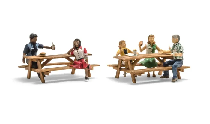 Woodland Scenics A2214 N Scale Figures – Outdoor Dining
