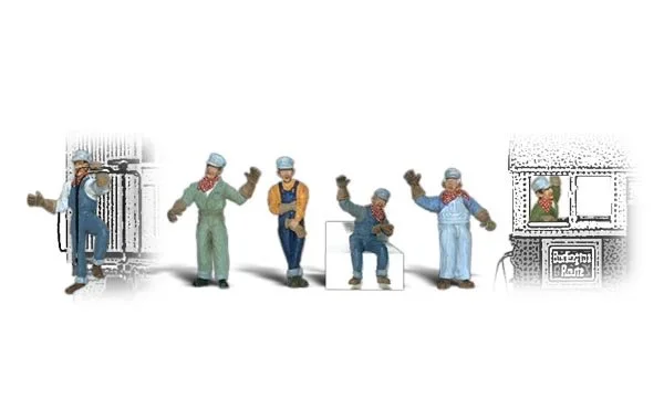 Woodland Scenics A2733 O Scale Figures – Engineers