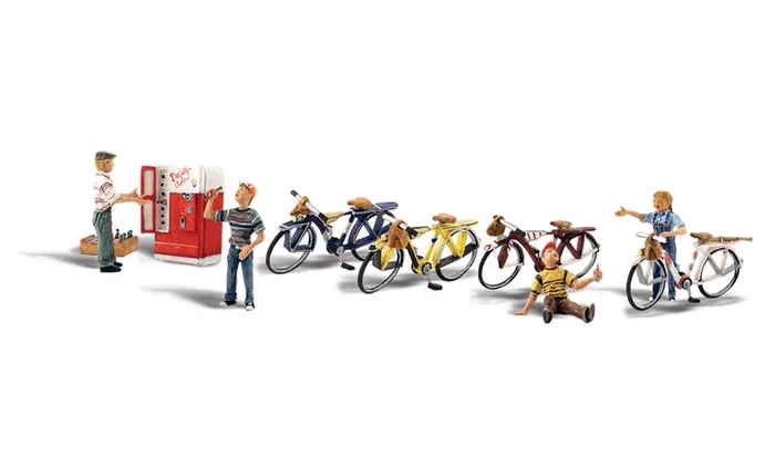 Woodland Scenics A2752 O Scale Figures – Bicycle Buddies