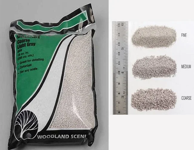 Woodland Scenics B88 Ballast Coarse Light Gray Bag